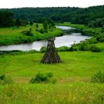Гостевые дома, русская баня на берегу угры.