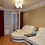 Двух комнатная квартира c евро ремонтом.