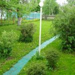Плитка садовая тротуарная пластиковая пластдор