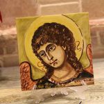 панно ручной росписи 15см-15см