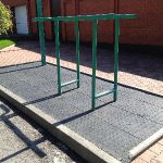 Резиновая плитка для пола, применение резиновой плитки в гараже